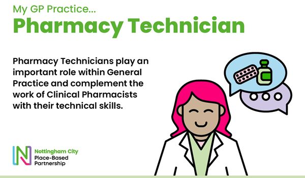 Pharmacy technicians play an important role within General Practice and complement the work of Clinical Pharmacists with their technical skills